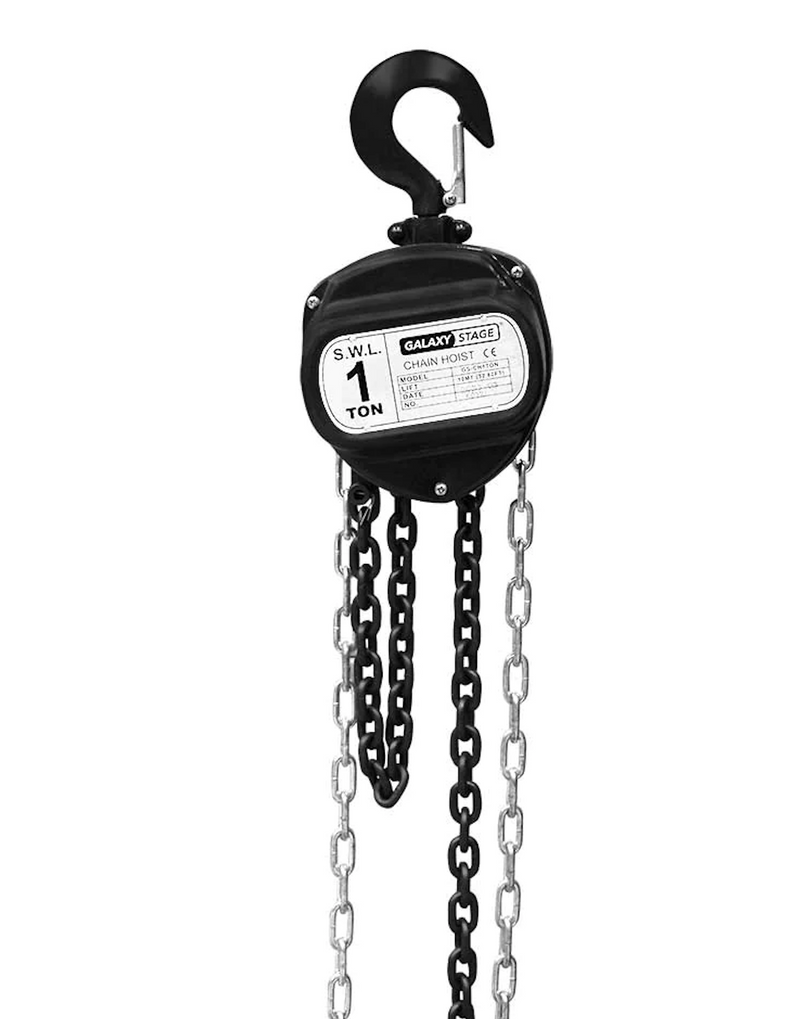 1-Ton Manual Chain Hoist, 32ft Chain