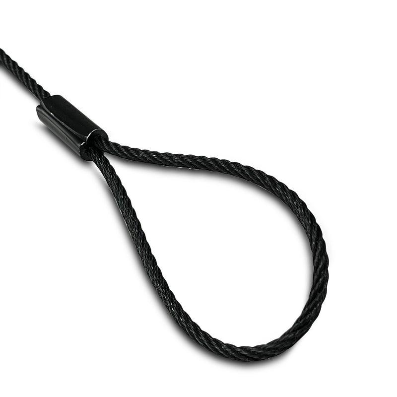 30" Black Safety Cable