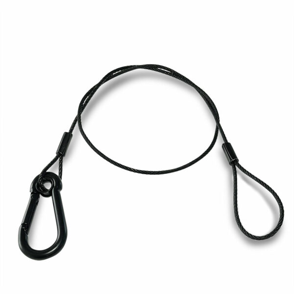 30" Black Safety Cable