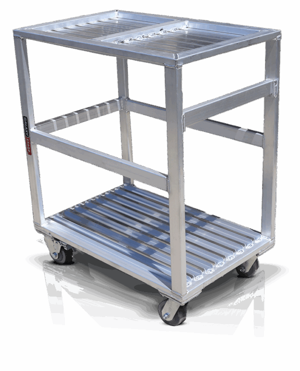 30" Base Plate Cart for 8 Bases